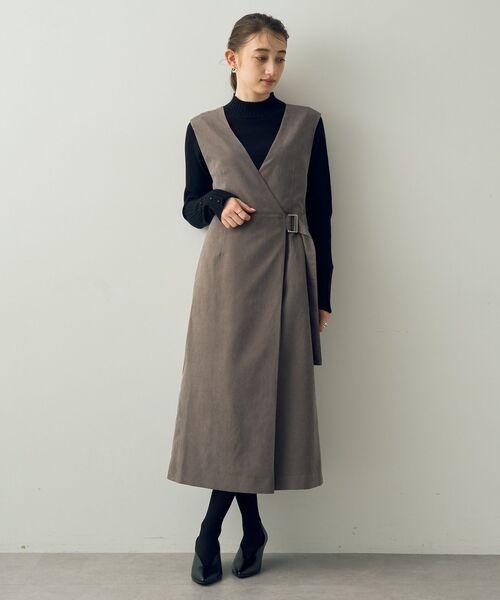 【セール】ピーチ起毛ジャンスカ（ジャンパースカート）｜YECCA VECCA（イェッカヴェッカ） 6,882円