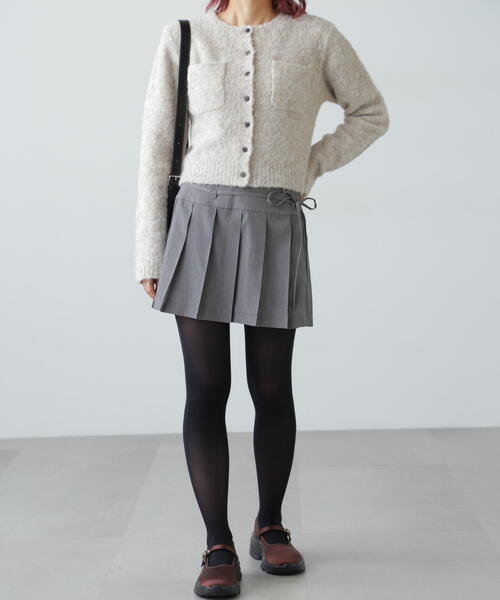 FREE'S MART（フリーズマート）の「◆ラッププリーツミニスカート（スカート・レディース・グレー/ブラウン系その他・SMALL/MEDIUM）」の6枚目の写真