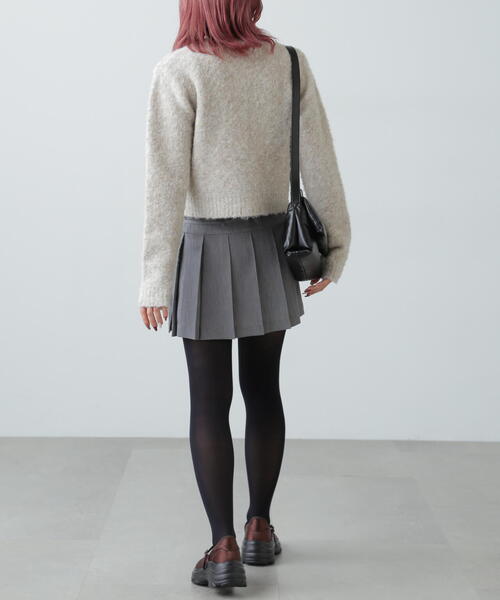 FREE'S MART（フリーズマート）の「◆ラッププリーツミニスカート（スカート・レディース・グレー/ブラウン系その他・SMALL/MEDIUM）」の9枚目の写真