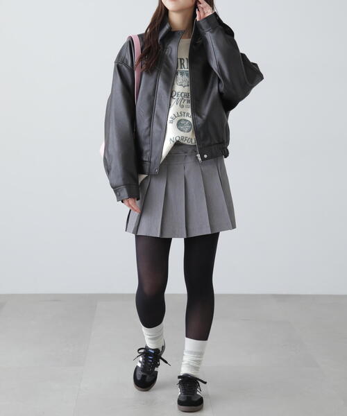 FREE'S MART（フリーズマート）の「◆ラッププリーツミニスカート（スカート・レディース・グレー/ブラウン系その他・SMALL/MEDIUM）」の10枚目の写真