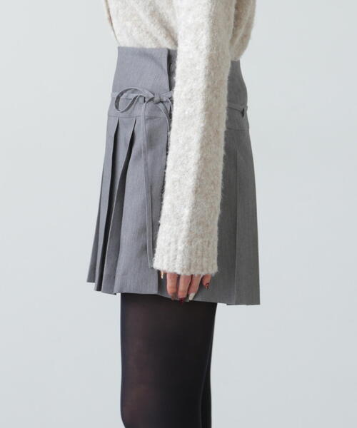 FREE'S MART（フリーズマート）の「◆ラッププリーツミニスカート（スカート・レディース・グレー/ブラウン系その他・SMALL/MEDIUM）」の12枚目の写真