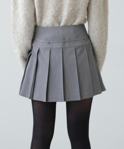 FREE'S MART（フリーズマート）の「◆ラッププリーツミニスカート（スカート・レディース・グレー/ブラウン系その他・SMALL/MEDIUM）」の13枚目の写真