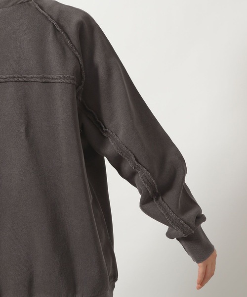 LAKOLE(ラコレ)の「リメイク風スウェット / 291816(スウェット・レディース・ライトグリーン/チャコール/アイボリー・FREE)」の21枚目の写真