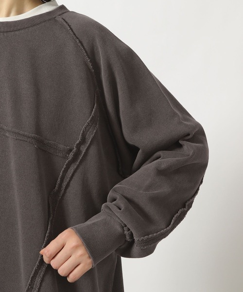 LAKOLE(ラコレ)の「リメイク風スウェット / 291816(スウェット・レディース・ライトグリーン/チャコール/アイボリー・FREE)」の17枚目の写真