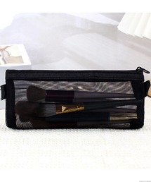 TONE SELECT GOODS（トーンセレクトグッズ）の「Liaa/メッシュ ドット柄 ハート柄 ペンケース　ポーチ A18524（ペン類）」