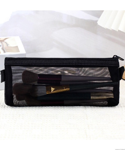 TONE SELECT GOODS(トーンセレクトグッズ)の「Liaa/メッシュ ドット柄 ハート柄 ペンケース ポーチ A18524(ペン類・レディース・その他4/その他1/その他2/その他3/その他5・FREE)」の5枚目の写真