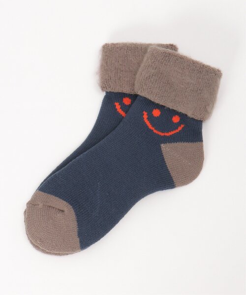 LBC（エルビーシー）の「裏起毛ソックス スマイリー（ソックス/靴下・レディース・ホワイト/セージグリーン/イエロー・FREE）」の13枚目の写真