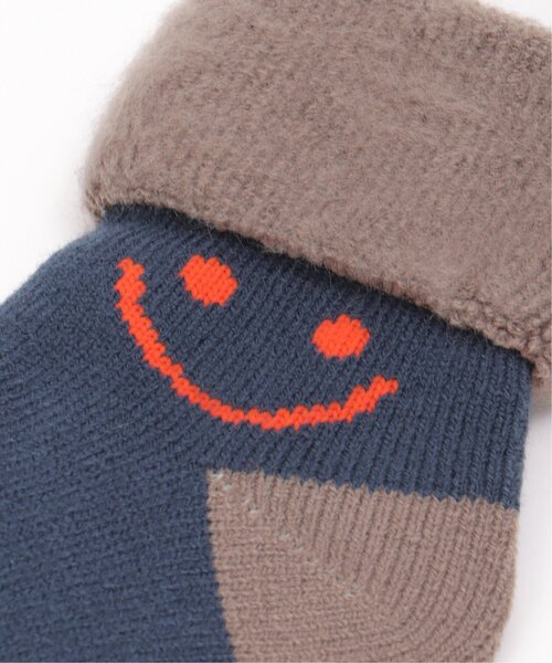 LBC（エルビーシー）の「裏起毛ソックス スマイリー（ソックス/靴下・レディース・ホワイト/セージグリーン/イエロー・FREE）」の14枚目の写真