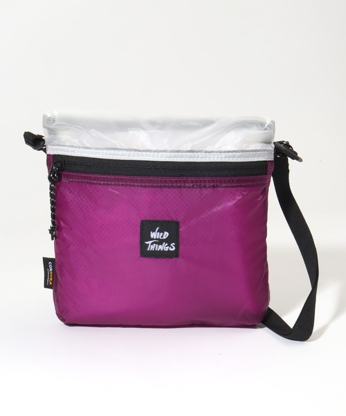 WILD THINGS（ワイルドシングス）の「【WILD THINGS/ワイルドシングス】CORDURA fabric サコッシュ ショルダーバッグ（ショルダーバッグ・メンズ・パープル系/ブラック/ブルー系/グリーン系・FREE）」の8枚目の写真