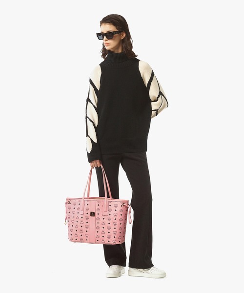 MCM(エムシーエム)の「Liz ショッパーバッグ - ヴィセトス(トートバッグ・レディース・ピンク・ONE SIZE)」の10枚目の写真