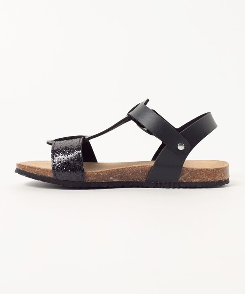 BEAMS HEART(ビームスハート)の「Tストラップ グリッター サンダル(サンダル・レディース・ブラック/シルバー/ゴールド・MEDIUM/LARGE/SMALL)」の16枚目の写真