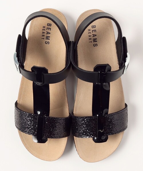 BEAMS HEART(ビームスハート)の「Tストラップ グリッター サンダル(サンダル・レディース・ブラック/シルバー/ゴールド・MEDIUM/LARGE/SMALL)」の14枚目の写真
