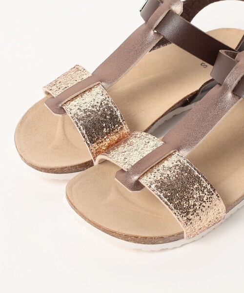 BEAMS HEART(ビームスハート)の「Tストラップ グリッター サンダル(サンダル・レディース・ブラック/シルバー/ゴールド・MEDIUM/LARGE/SMALL)」の11枚目の写真