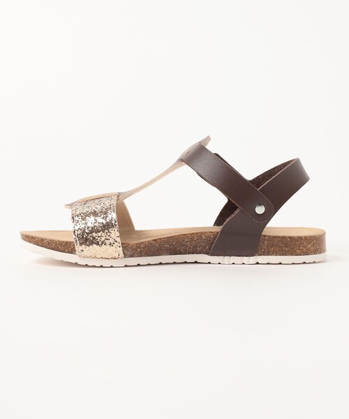 BEAMS HEART(ビームスハート)の「Tストラップ グリッター サンダル(サンダル・レディース・ブラック/シルバー/ゴールド・MEDIUM/LARGE/SMALL)」の10枚目の写真
