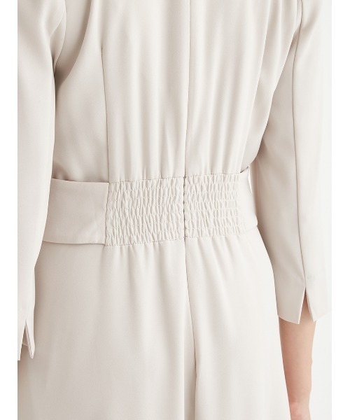 CELFORD（セルフォード）の「ベルトデザイントレンチ風ワンピース（ワンピース・レディース・ライトベージュ/ネイビー/サックスブルー・36/38）」の7枚目の写真