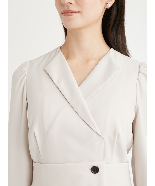 CELFORD（セルフォード）の「ベルトデザイントレンチ風ワンピース（ワンピース・レディース・ライトベージュ/ネイビー/サックスブルー・36/38）」の16枚目の写真