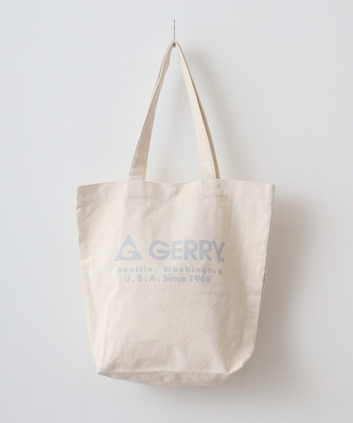 GERRY（ジェリー）の「GERRY ロゴ キャンバス トートバッグ 男女兼用（トートバッグ・メンズ・アイボリー/ブラック・FREE）」の4枚目の写真