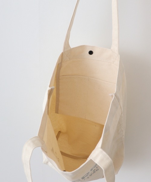 GERRY（ジェリー）の「GERRY ロゴ キャンバス トートバッグ 男女兼用（トートバッグ・メンズ・アイボリー/ブラック・FREE）」の8枚目の写真