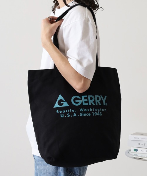 GERRY（ジェリー）の「GERRY ロゴ キャンバス トートバッグ 男女兼用（トートバッグ・メンズ・アイボリー/ブラック・FREE）」の11枚目の写真