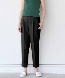 センタープレステーパードパンツ