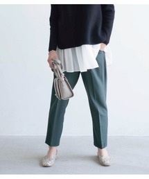 センタープレステーパードパンツ