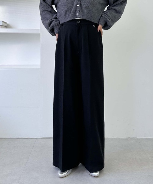 archives(アルシーヴ)の「【SETUP対応】丸カンタックスラックス(スラックス・レディース・アイボリー/ブラック/グレー・MEDIUM)」の5枚目の写真