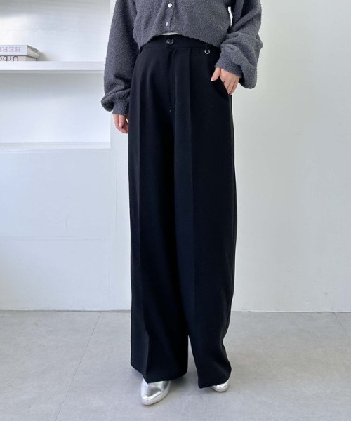 archives(アルシーヴ)の「【SETUP対応】丸カンタックスラックス(スラックス・レディース・アイボリー/ブラック/グレー・MEDIUM)」の6枚目の写真