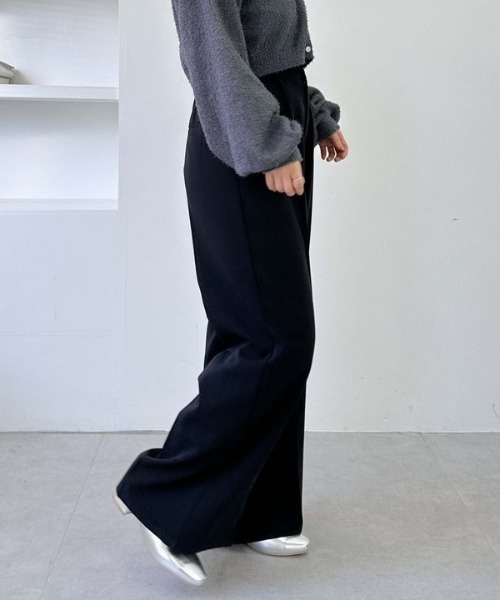 archives(アルシーヴ)の「【SETUP対応】丸カンタックスラックス(スラックス・レディース・アイボリー/ブラック/グレー・MEDIUM)」の7枚目の写真