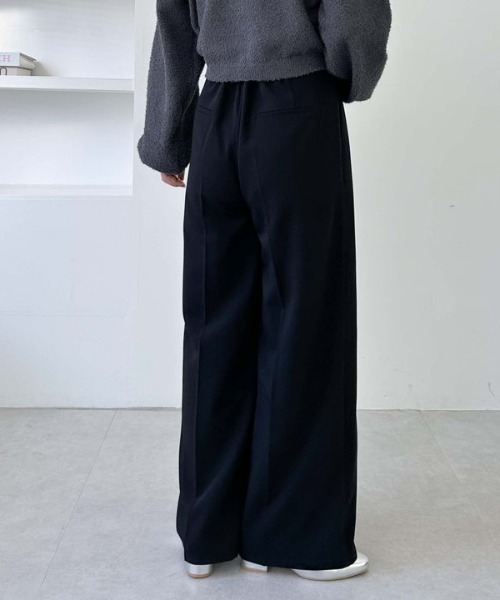 archives(アルシーヴ)の「【SETUP対応】丸カンタックスラックス(スラックス・レディース・アイボリー/ブラック/グレー・MEDIUM)」の8枚目の写真