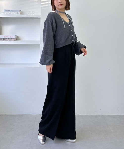 archives(アルシーヴ)の「【SETUP対応】丸カンタックスラックス(スラックス・レディース・アイボリー/ブラック/グレー・MEDIUM)」の11枚目の写真