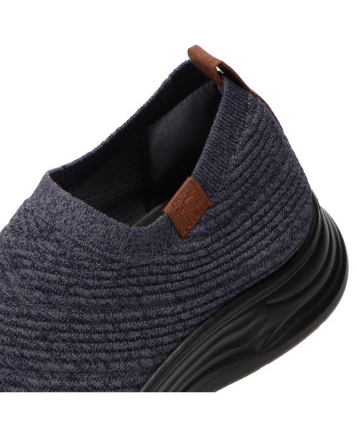 moz（モズ）の「【MOZ】ニットカジュアルシューズ（スニーカー・メンズ・ネイビー/ブラック/ベージュ・26.0cm/25.0cm/26.5cm/25.5cm/27.0cm）」の6枚目の写真