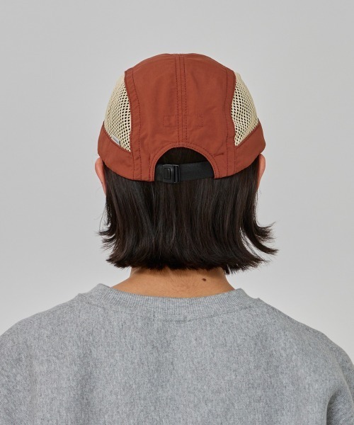オーバーライド override　フライトキャップ　豚革　ブラウン OVERRIDE TASLAN NYLON VENTED JET CAP / オーバーライド