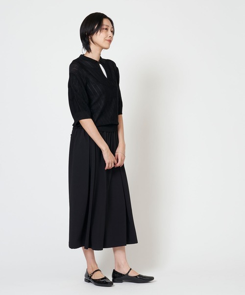 THE SHINZONE(ザ シンゾーン)の「BRIGHT LACE KNIT POLO ブライト レース ニット ポロシャツ(その他トップス・レディース・ピンク/イエロー/ブラック・FREE)」の7枚目の写真