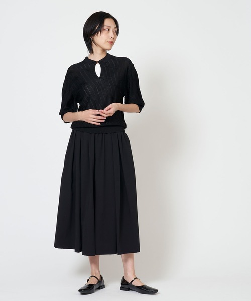 セール】BRIGHT LACE KNIT POLO ブライト レース ニット ポロシャツ