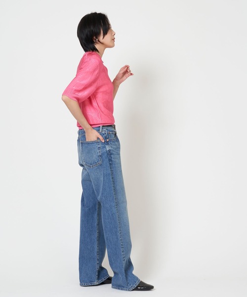 THE SHINZONE(ザ シンゾーン)の「BRIGHT LACE KNIT POLO ブライト レース ニット ポロシャツ(その他トップス・レディース・ピンク/イエロー/ブラック・FREE)」の19枚目の写真