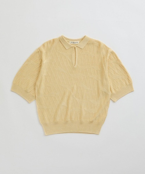 セール】BRIGHT LACE KNIT POLO ブライト レース ニット