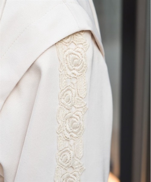 axes femme(アクシーズファム)の「2WAYライダース(ライダースジャケット・レディース・ブラック/キナリ・FREE)」の7枚目の写真