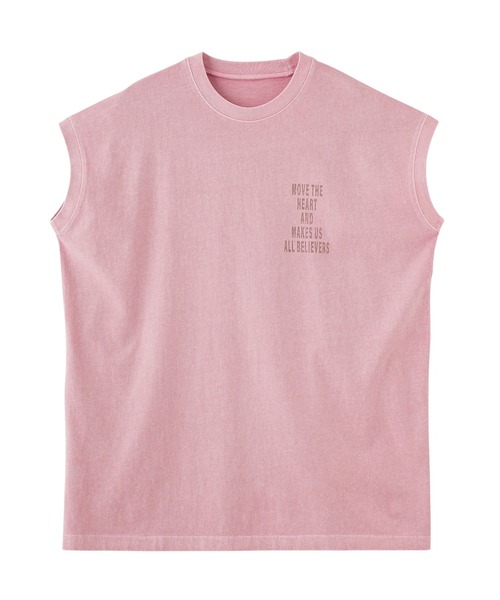 ROSE BUD(ローズバッド)の「【WEB・一部店舗限定】SLEEVELESS HEART TEE(Tシャツ/カットソー・レディース・グレー/ホワイト/ピンク・ONE SIZE)」の20枚目の写真