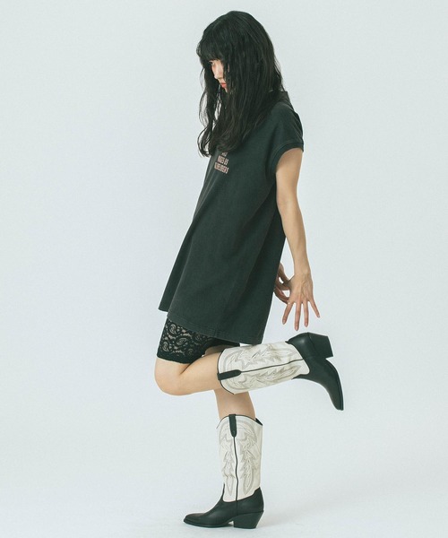 ROSE BUD(ローズバッド)の「【WEB・一部店舗限定】SLEEVELESS HEART TEE(Tシャツ/カットソー・レディース・グレー/ホワイト/ピンク・ONE SIZE)」の16枚目の写真