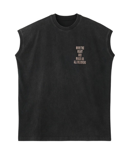 ROSE BUD(ローズバッド)の「【WEB・一部店舗限定】SLEEVELESS HEART TEE(Tシャツ/カットソー・レディース・グレー/ホワイト/ピンク・ONE SIZE)」の4枚目の写真