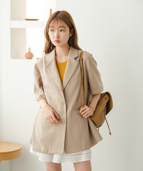 【新品】kastane カスタネ ハンティングジャケット　ベージュ newarrival 】 ハンティングジャケット ¥14,300(税込) color