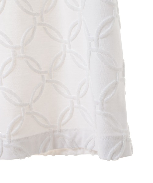 MEN'S BIGI（メンズビギ）の「パイルジャガードTシャツ（Tシャツ/カットソー・メンズ・ホワイト/ブルー・02/03）」の5枚目の写真