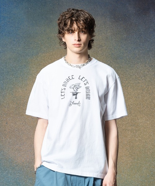 glamb(グラム)の「Coffee Rumba T-Shirt / コーヒールンバTシャツ(Tシャツ/カットソー・メンズ・ブラック/ホワイト/ベージュ・S/M/L)」の2枚目の写真