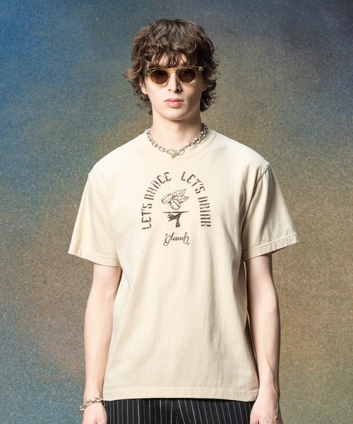 glamb(グラム)の「Coffee Rumba T-Shirt / コーヒールンバTシャツ(Tシャツ/カットソー・メンズ・ブラック/ホワイト/ベージュ・S/M/L)」の9枚目の写真