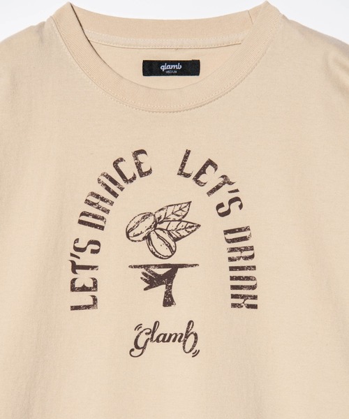 glamb(グラム)の「Coffee Rumba T-Shirt / コーヒールンバTシャツ(Tシャツ/カットソー・メンズ・ブラック/ホワイト/ベージュ・S/M/L)」の19枚目の写真