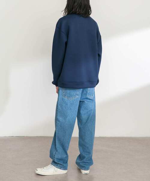 URBAN RESEARCH Sonny Label（アーバンリサーチサニーレーベル）の「ダンボールニットクルーネックプルオーバー（Tシャツ/カットソー・メンズ・チャコールグレー/ネイビー/グレー系その他・MEDIUM/LARGE/X-LARGE）」の9枚目の写真