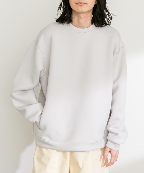 URBAN RESEARCH Sonny Label（アーバンリサーチサニーレーベル）の「ダンボールニットクルーネックプルオーバー（Tシャツ/カットソー・メンズ・チャコールグレー/ネイビー/グレー系その他・MEDIUM/LARGE/X-LARGE）」の11枚目の写真