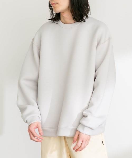 URBAN RESEARCH Sonny Label（アーバンリサーチサニーレーベル）の「ダンボールニットクルーネックプルオーバー（Tシャツ/カットソー・メンズ・チャコールグレー/ネイビー/グレー系その他・MEDIUM/LARGE/X-LARGE）」の12枚目の写真