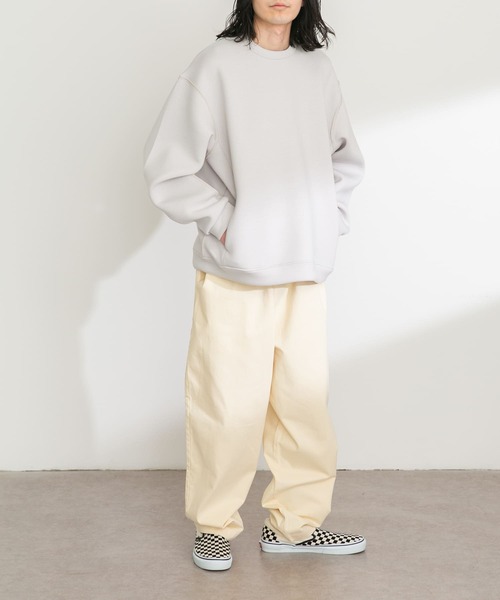 URBAN RESEARCH Sonny Label（アーバンリサーチサニーレーベル）の「ダンボールニットクルーネックプルオーバー（Tシャツ/カットソー・メンズ・チャコールグレー/ネイビー/グレー系その他・MEDIUM/LARGE/X-LARGE）」の15枚目の写真