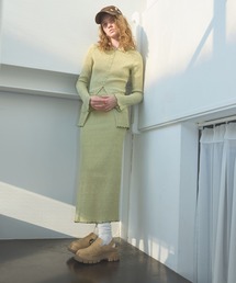 Lil Ambition（リルアンビション）の「シャーリングペンシルスカート（スカート）」